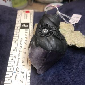 Amethyst and Herkamer Pendant